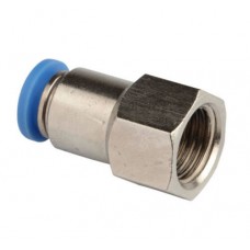 Pneumatic Push In Air Fittings - Female Connector - Various Air Tube Diameter and Thread Size Options